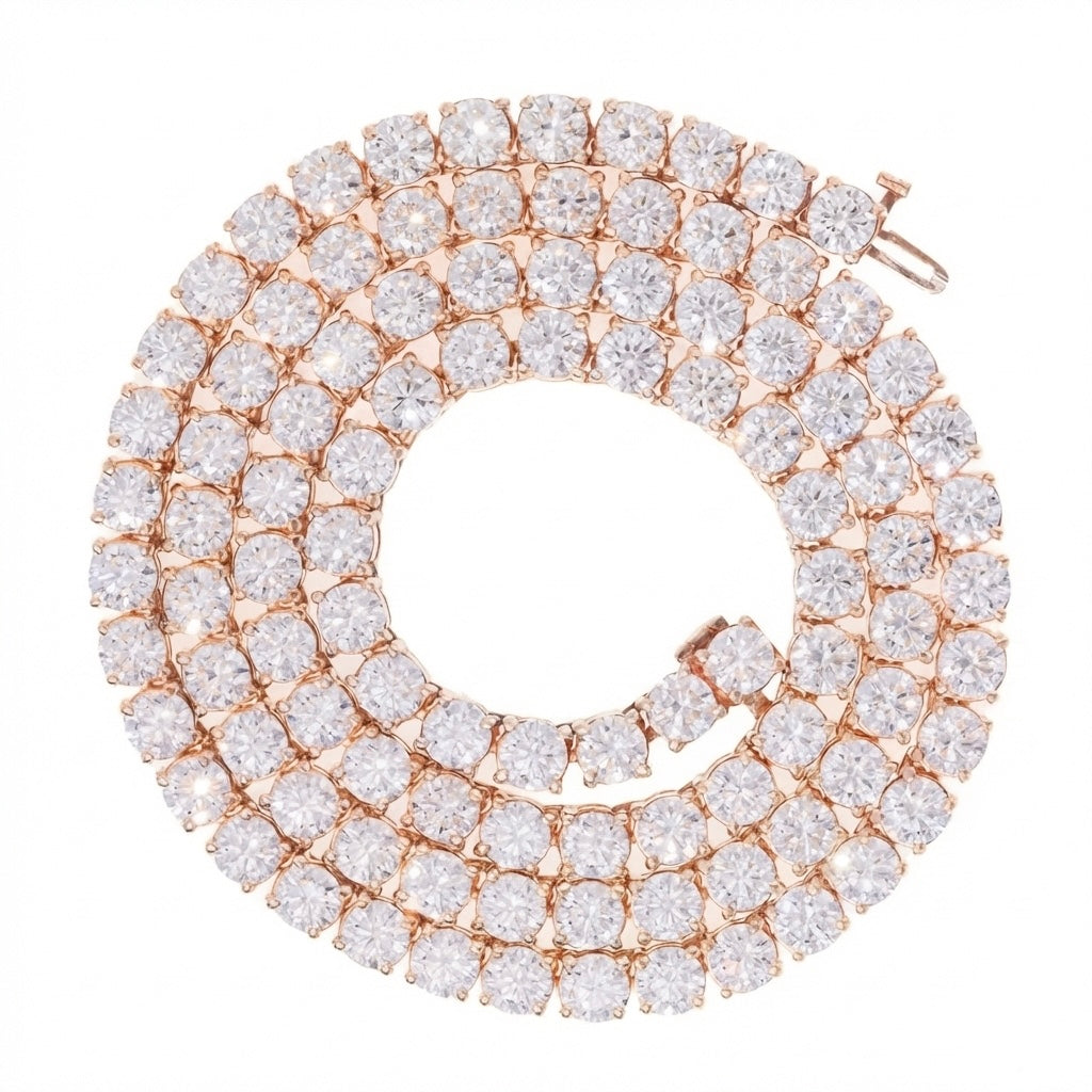 14kt Lab Diamond Tennis Chain