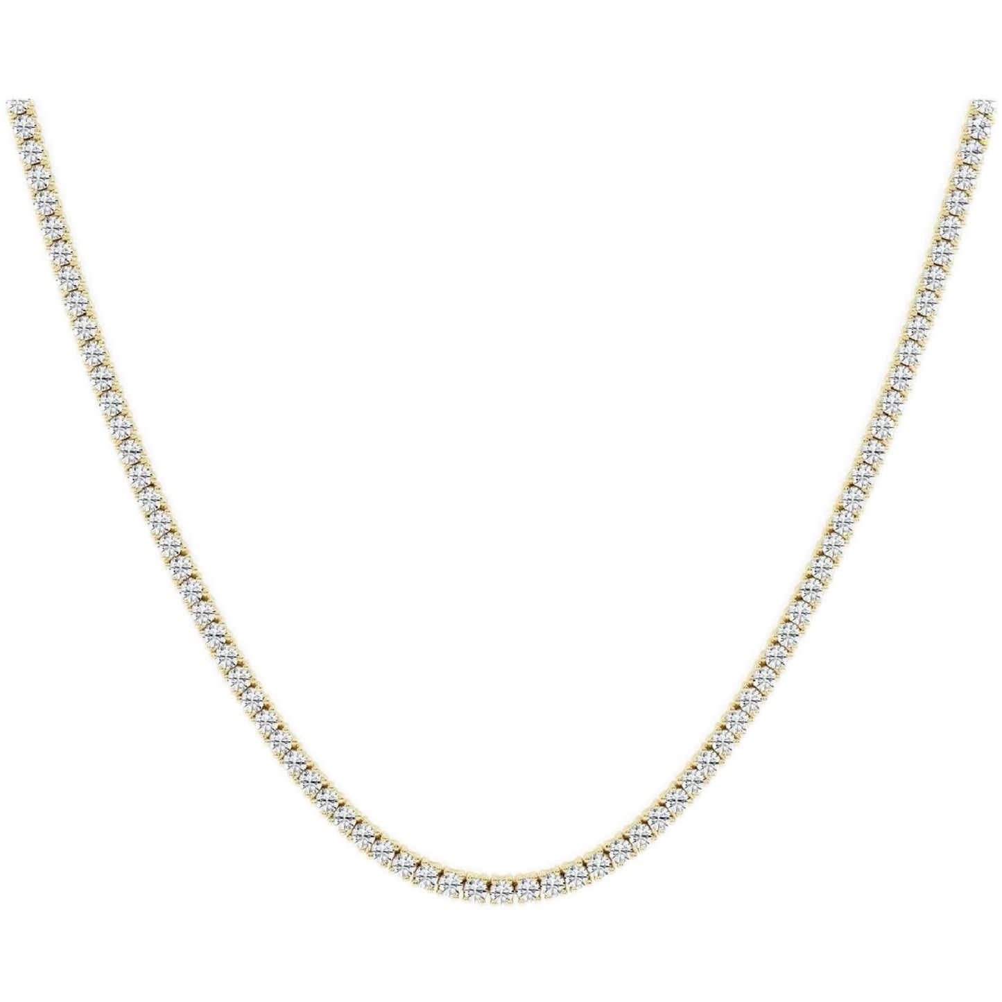 14kt Lab Diamond Tennis Chain