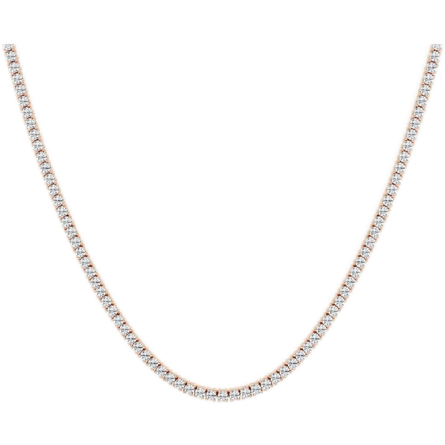 14kt Lab Diamond Tennis Chain