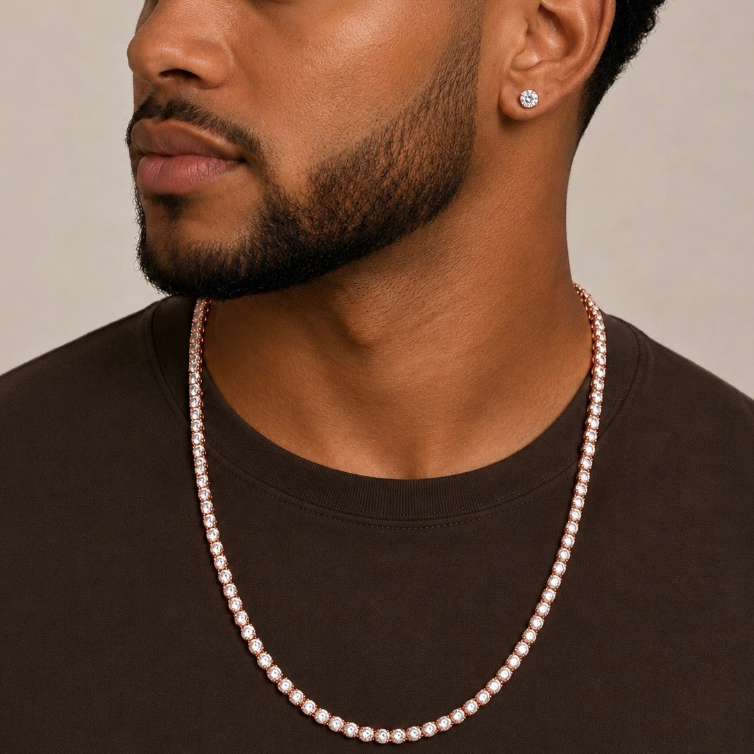 14kt Lab Diamond Tennis Chain
