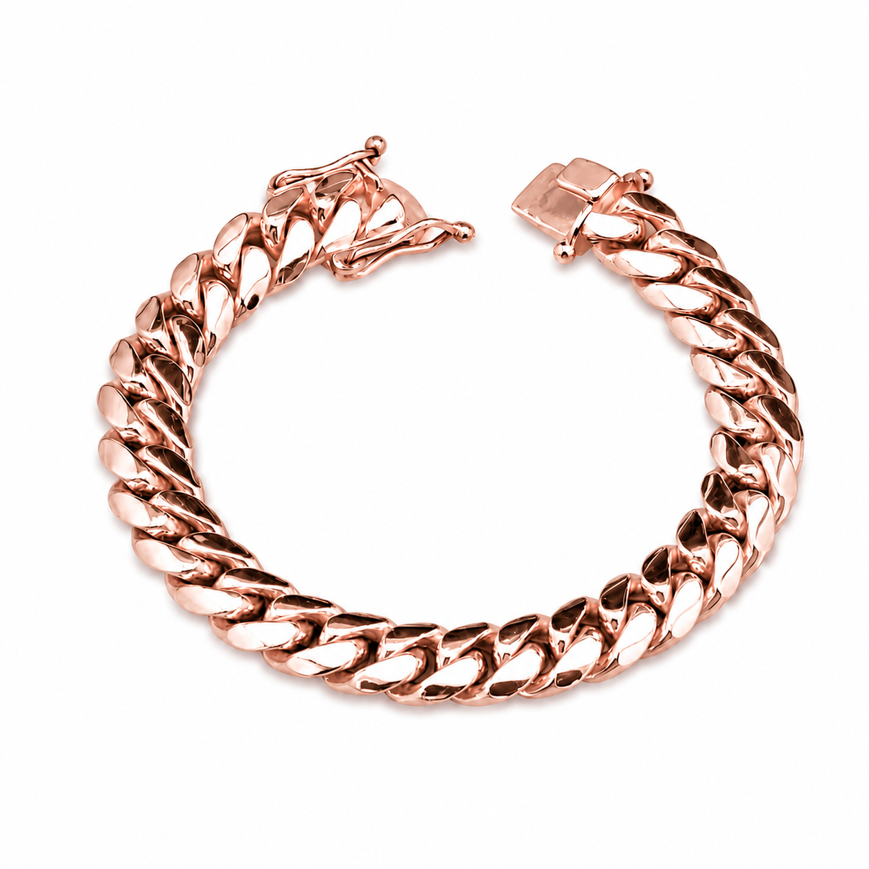 .950 Silver Cuban Link Bracelet