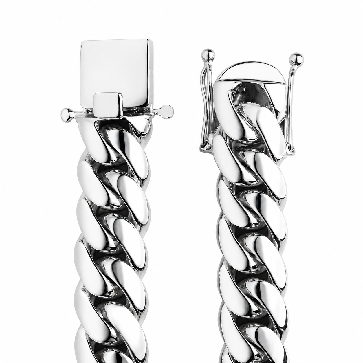 .950 Silver Cuban Link Chain