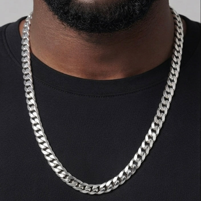 .950 Silver Cuban Link Chain