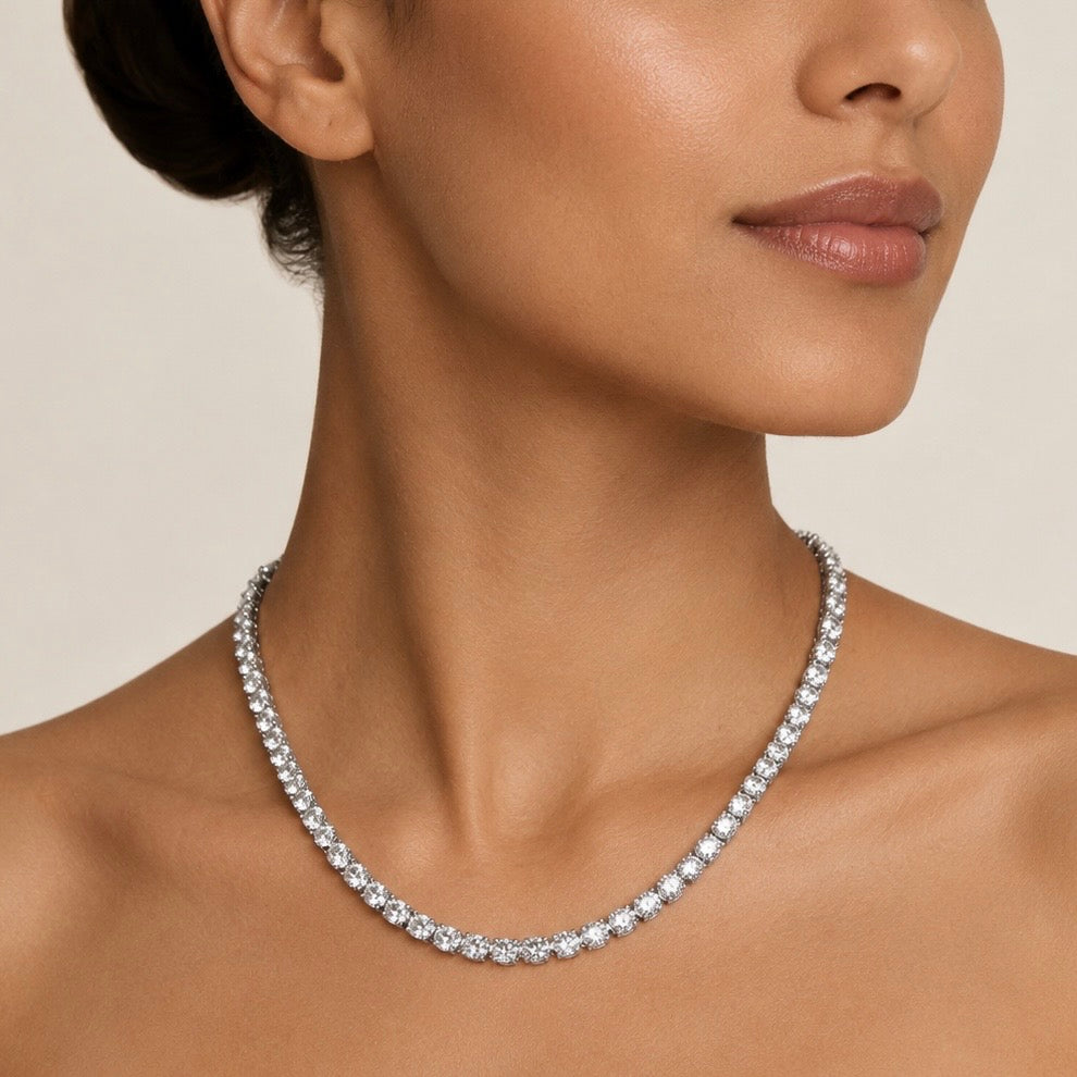 14kt Lab Diamond Tennis Chain